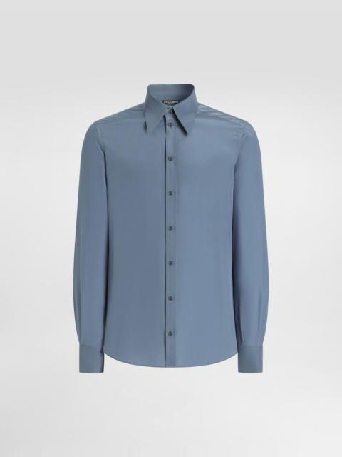 Silk crêpe de chine gold shirt