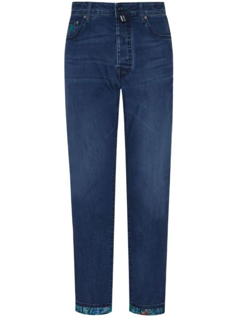 straight-leg jeans