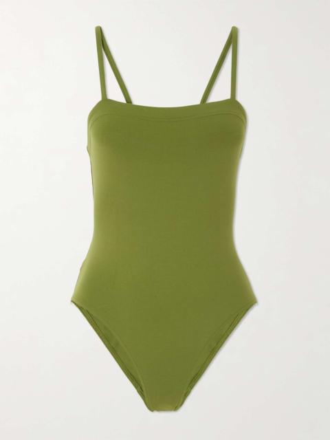 Les Essentiels Aquarelle swimsuit Green
