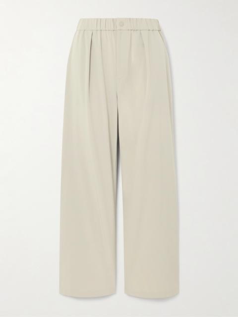 Kayson Pleated Stretch Recycled Wide-leg Pants
