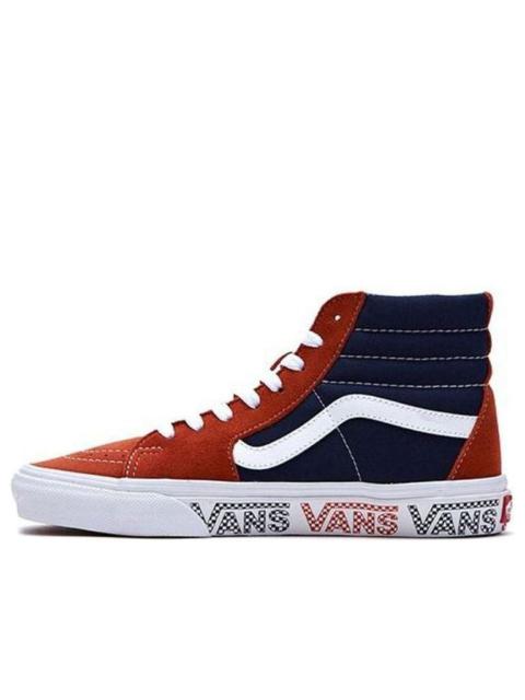 Vans Sk8-hi Orange Blue Splicing 'Black Brown' VN0A4BV6X0O