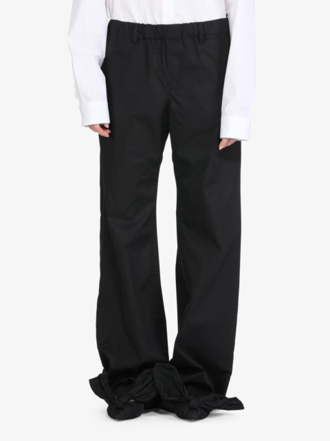 WIDE-LEG COTTON TROUSERS