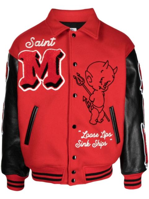 Devil varsity letter jacket