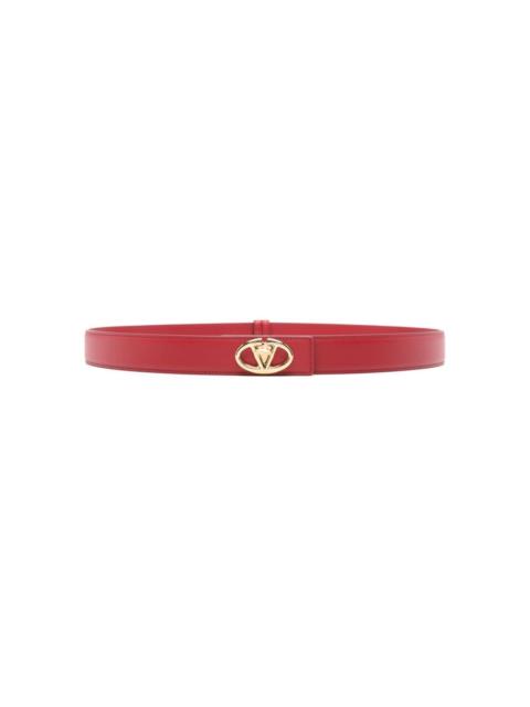 VLogo Signature leather belt