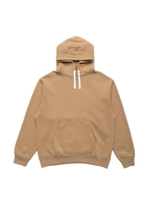 Sweat Pullover Hoodie Raised Back - Khaki