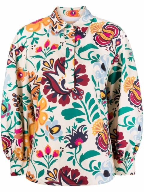 Poet floral-print shirt
