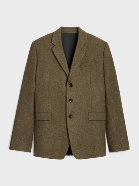 tailored jacket IN tricotine wool