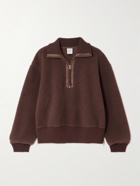 Roselle Recycled Fleece Half-zip Sweater