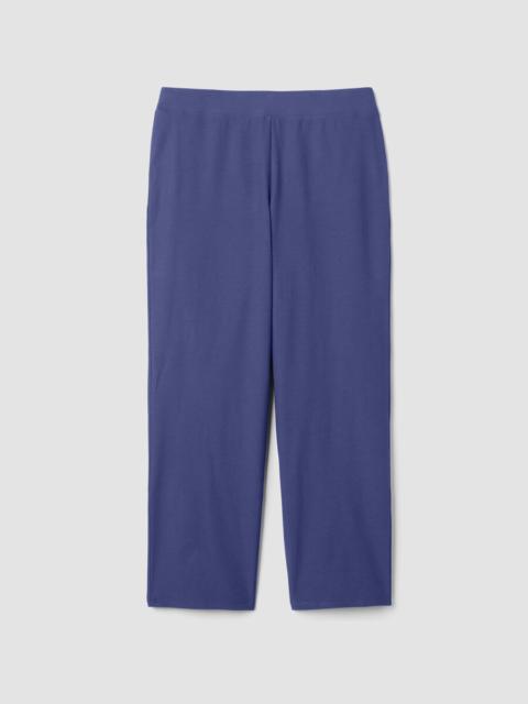 Washable Stretch Crepe Straight Pant