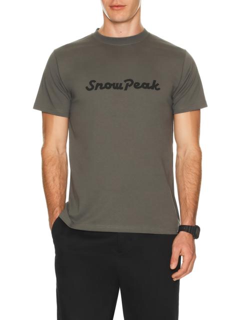 Snow Peak Typography T-Shirt