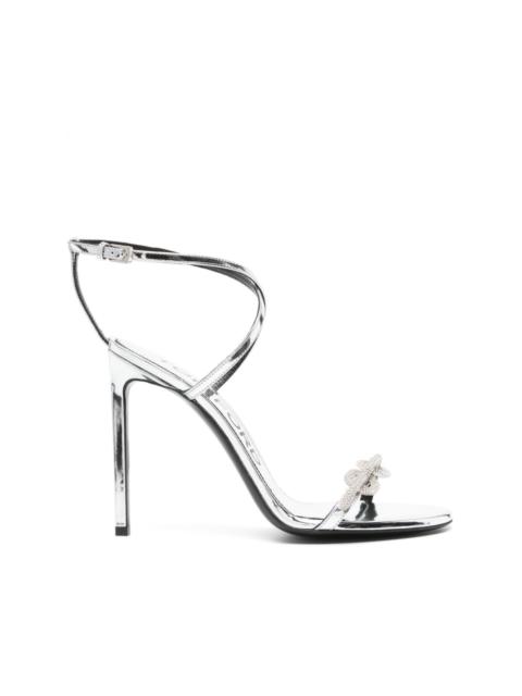 105mm crystal-embellished sandals