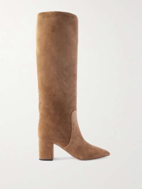 Anja suede knee boots