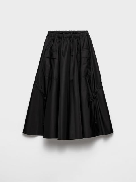 Re-Nylon circle skirt