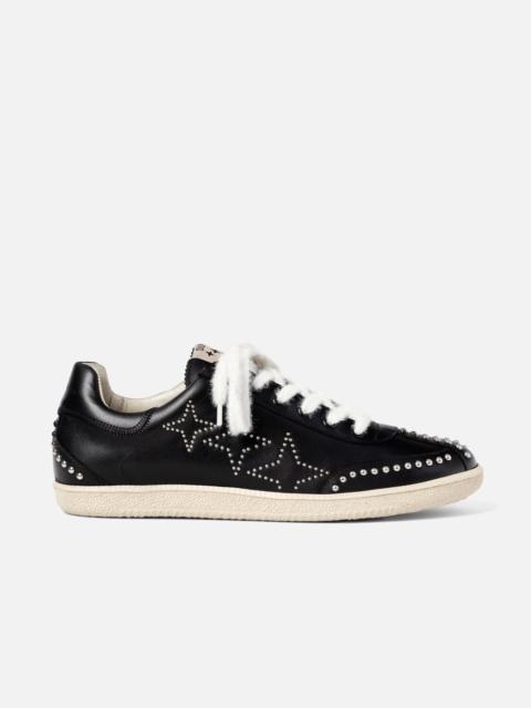 Plus Duke Black Studded Sneaker - Men's