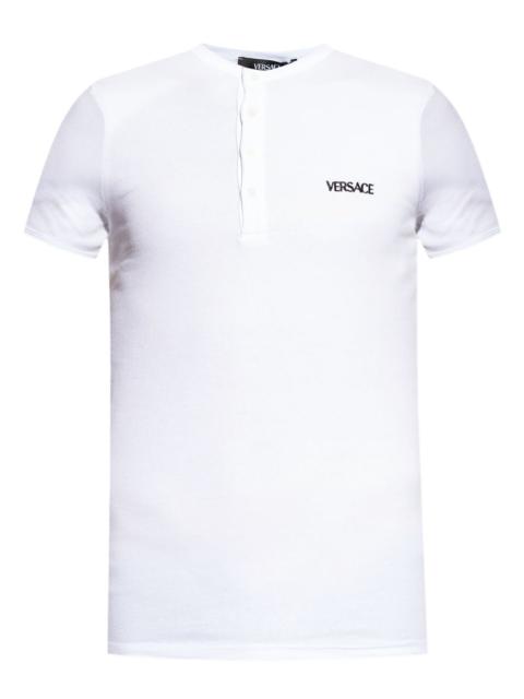 embroidered logo undershirt