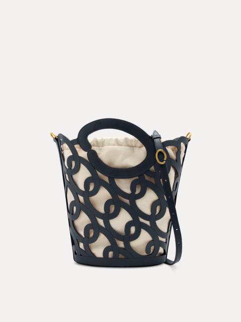 OSCAR CHAIN-LINK LEATHER TOTE