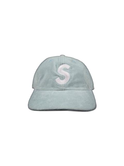 Supreme Fine Wale Corduroy S Logo 6-Panel 'Light Blue'