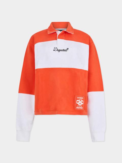 D2 COLLEGE RUGBY FIT SWEATSHIRT
