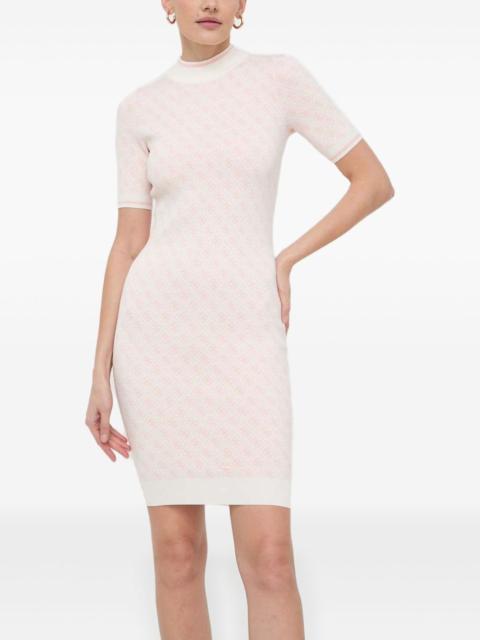 short-sleeve patterned dress