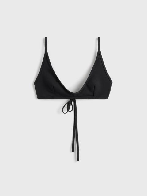 Scoop bikini top black