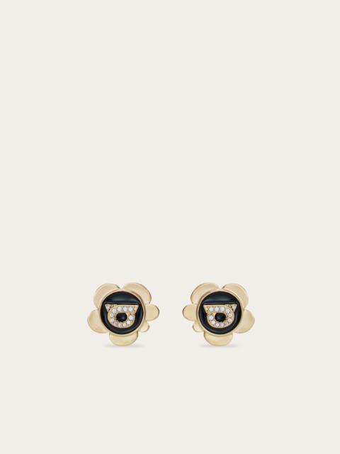 Gancini charm earrings