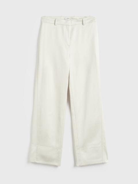 Twisted seam trousers ecru