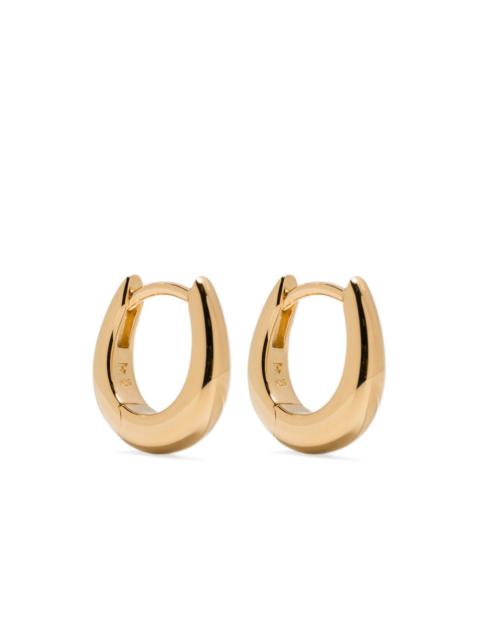 huggie gold-plated earrings
