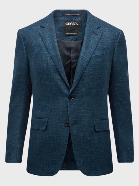 Men's Crossover Wool-Cashmere Blazer