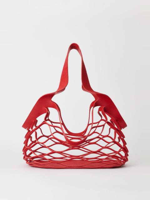 Media Cut Bag Shifting Red Gritty Bull Hide