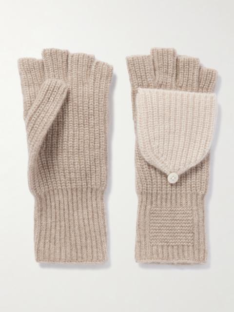 The Mitts Ribbed Cashmere Gloves