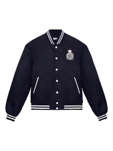 Royal Club embroidered bomber jacket