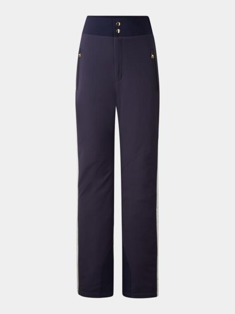 Illma ski pants in Navy blue/white