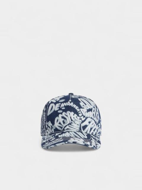 REBEL HIBISCUS BASEBALL CAP