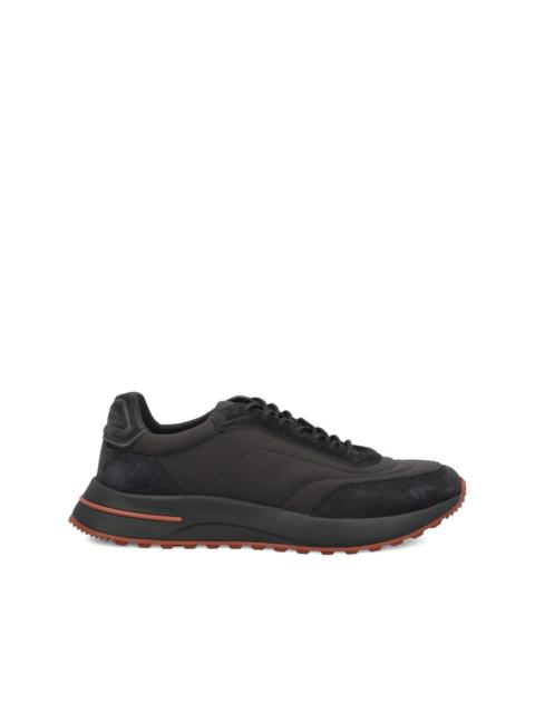 suede calfskin sneakers