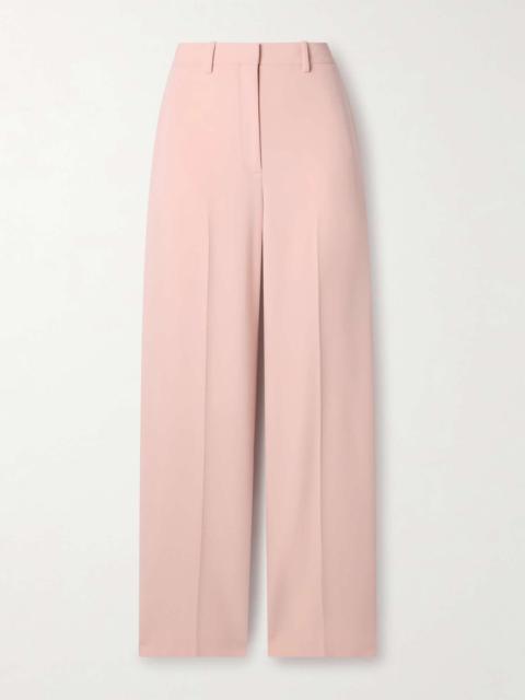 Crepe wide-leg pants Blush