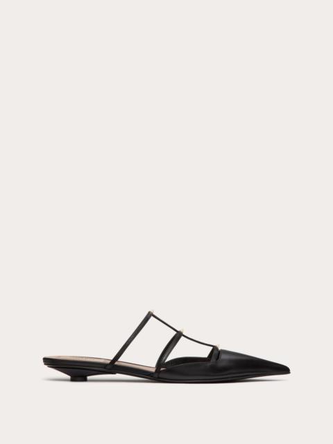 ROCKSTUD WISPY CALFSKIN MULE 20MM