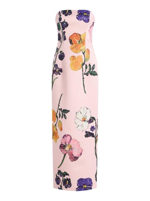 Exclusive Rayna Floral Crepe Maxi Dress multi