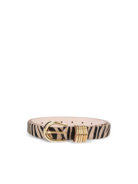 Holly zebra gold belt