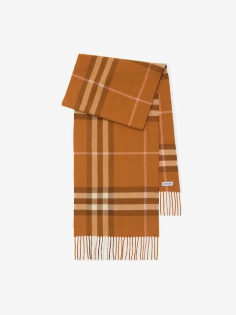 Check Cashmere Scarf