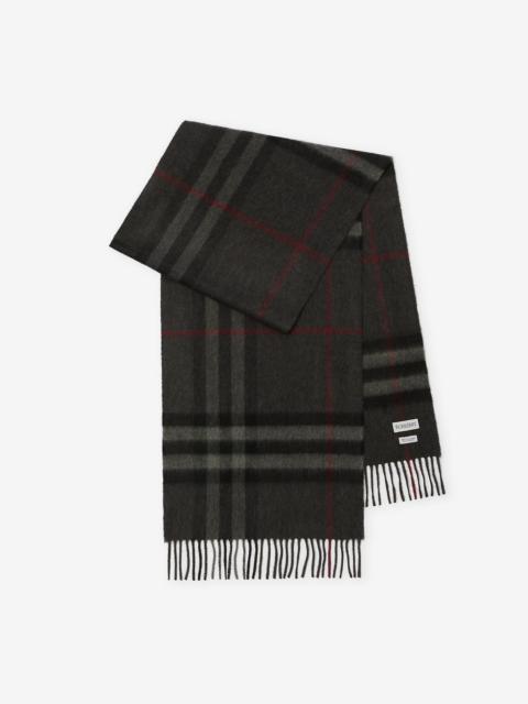 Check Cashmere Scarf