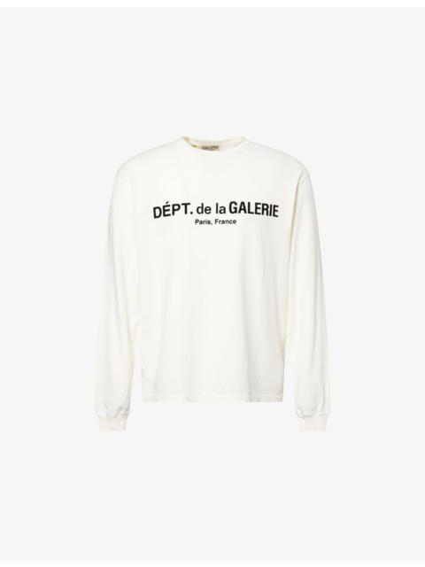 Logo-Print Long-Sleeve Cotton T-Shirt