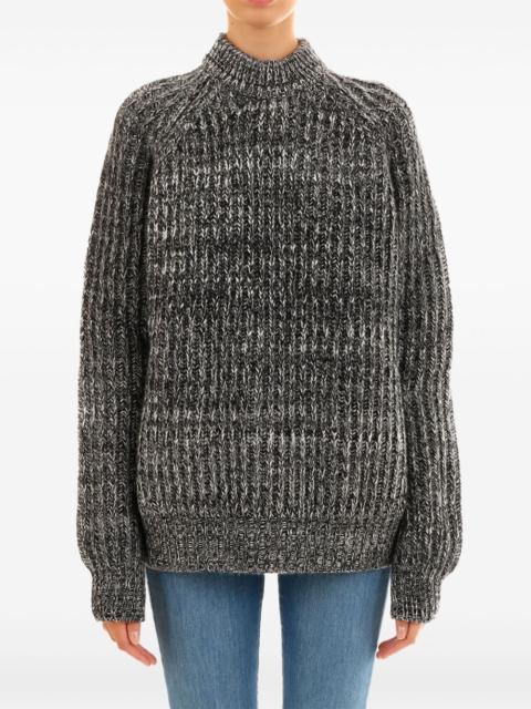 mélange-effect sweater