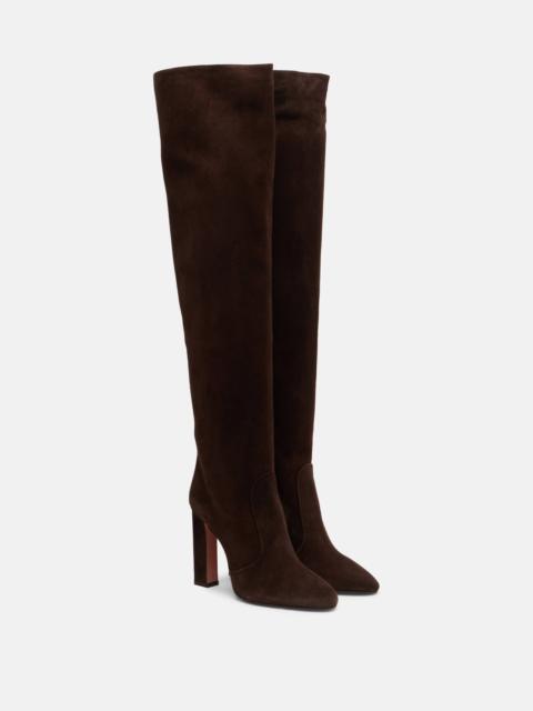 Joplin 105 suede knee-high boots