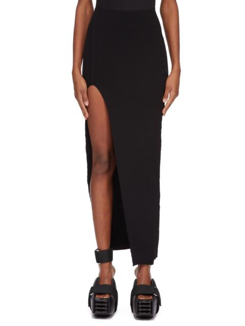 Sacri ribbed wool-blend midi skirt