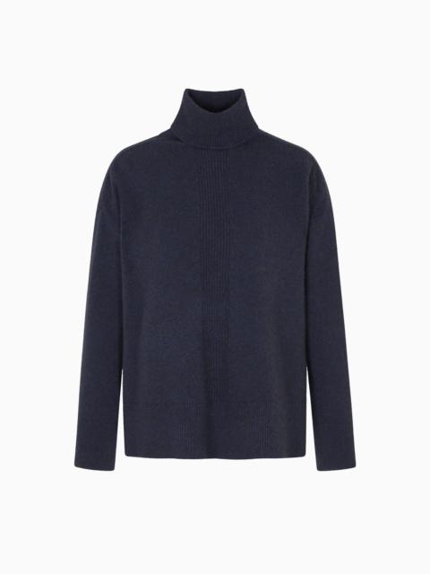ROLLNECK JUMPER IN A YAK WOOL BLEND