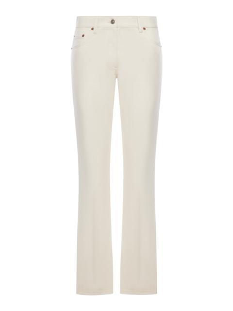 FIVE-POCKET FLARE TROUSERS