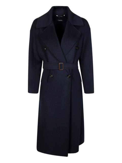 Alice belted double-breasted coat