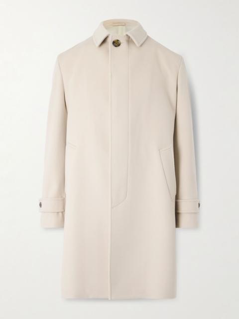Virgin Wool Overcoat Off-white