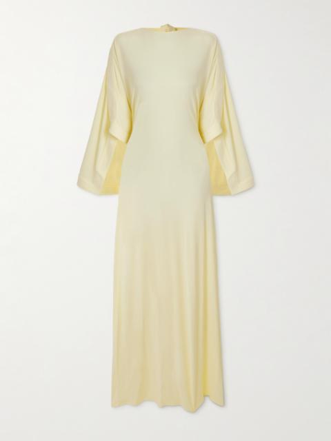 Catius Open-back Jersey Maxi Dress