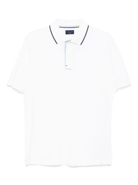 contrasting details polo shirt
